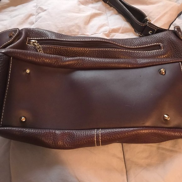MAXX Dk. Eggplant leather shoulder bag Never used - Picture 3 of 4